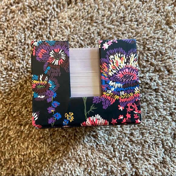 Vera Bradley - Note Cube - Midnight Wildflowers - NWT! - Picture 3 of 9